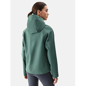 Dámská větruodolná bunda softshell membrána 5000 4F - zelená