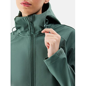 Dámská větruodolná bunda softshell membrána 5000 4F - zelená